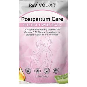 Sitz Bath Salt Soak Postpartum Health Lavender Aloe Baking Soda Geranium Epsom